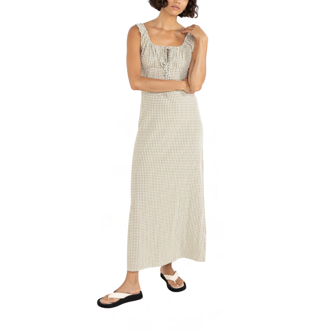 Lola Check Maxi Dress