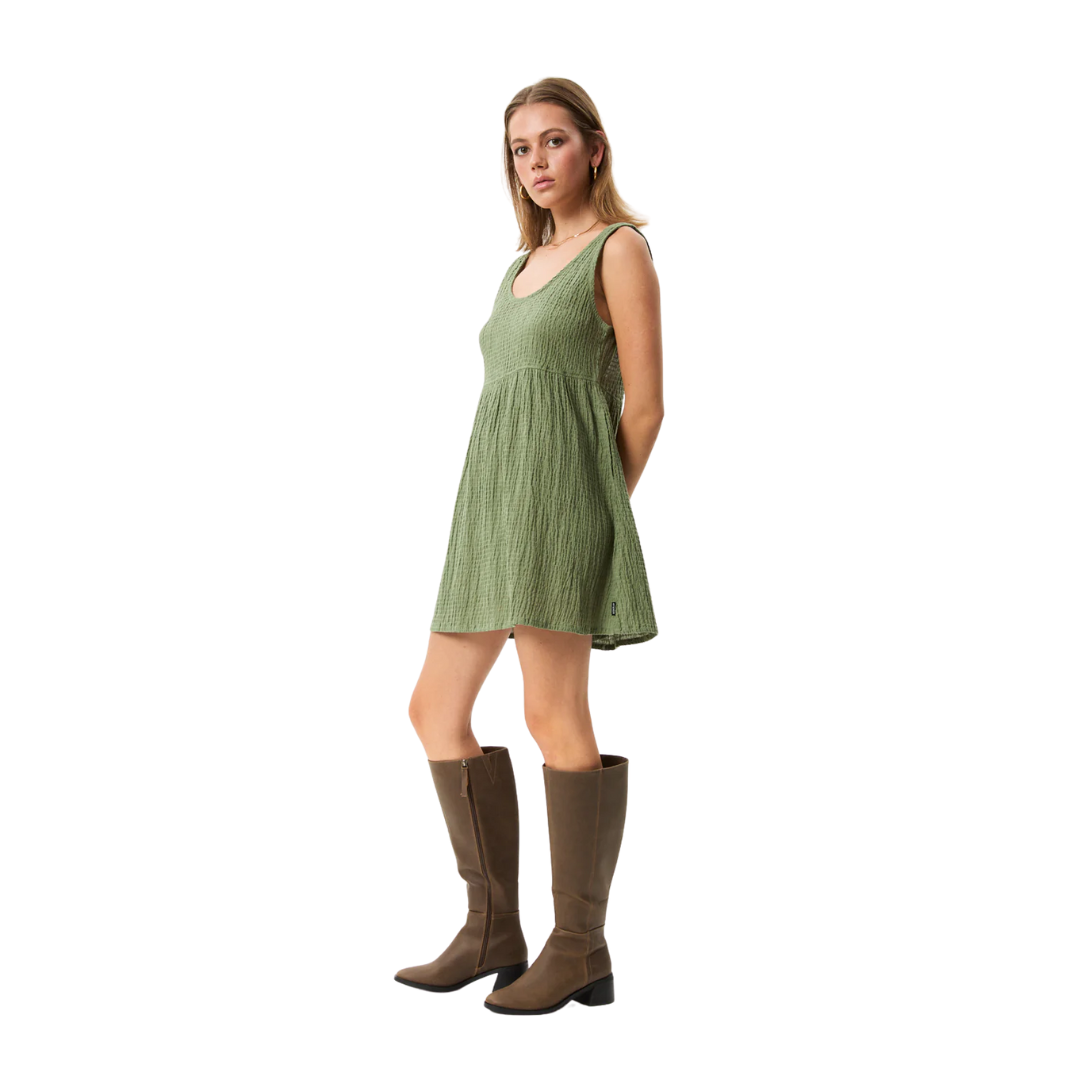 Focus Hemp Seersucker Mini Dress