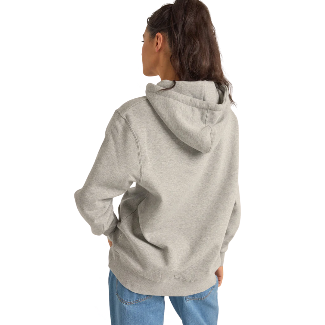 Logo Boyfriend Fleece Hood - Grey