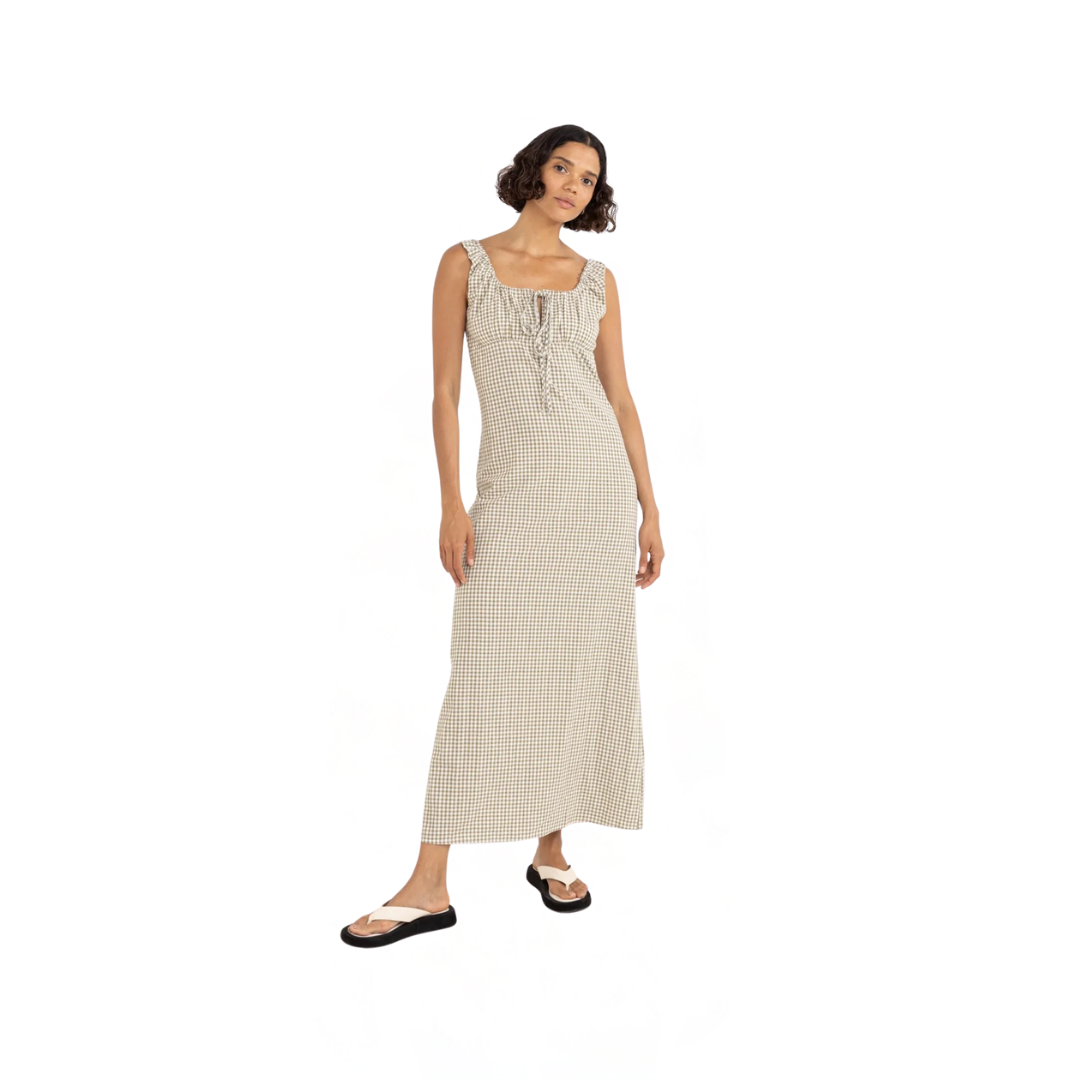 Lola Check Maxi Dress
