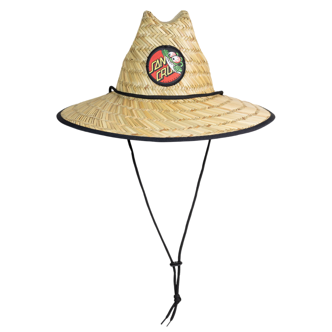 Beware Dot Straw Hat