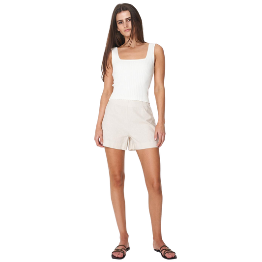 Casa High Waist Short - Natural