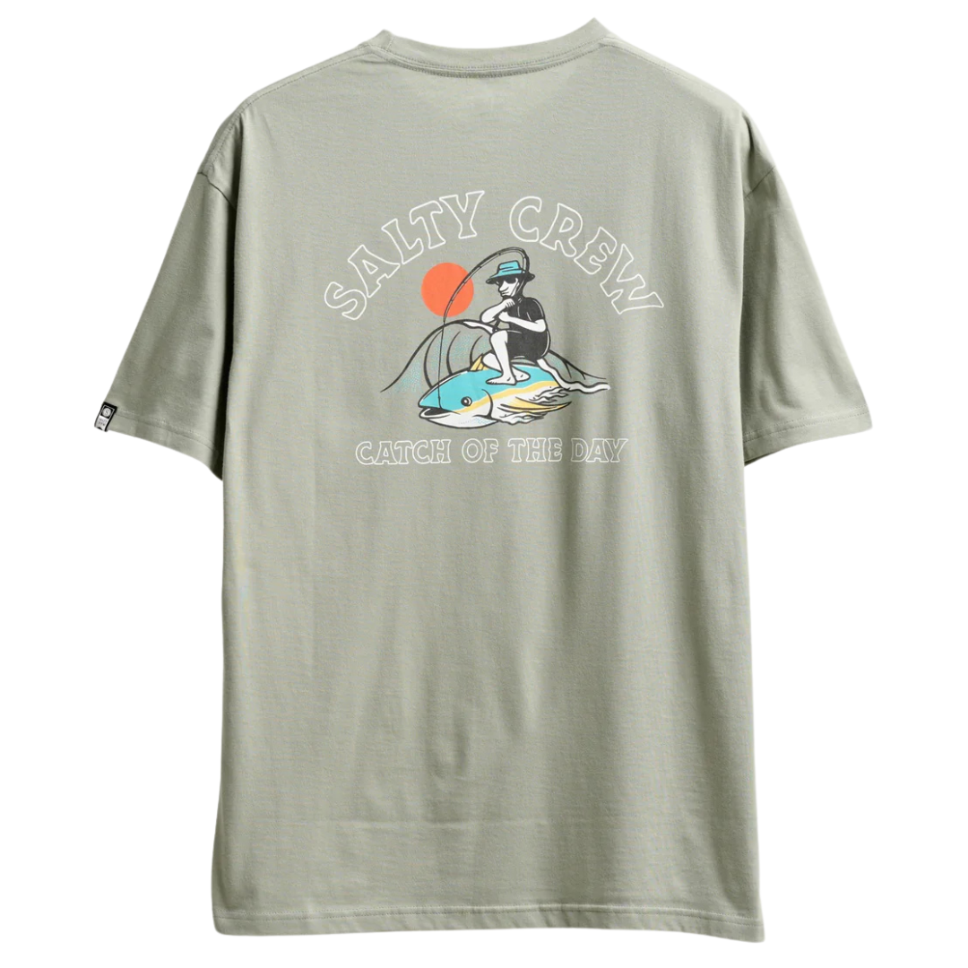 Catch Premium SS Tee - Kelp Green
