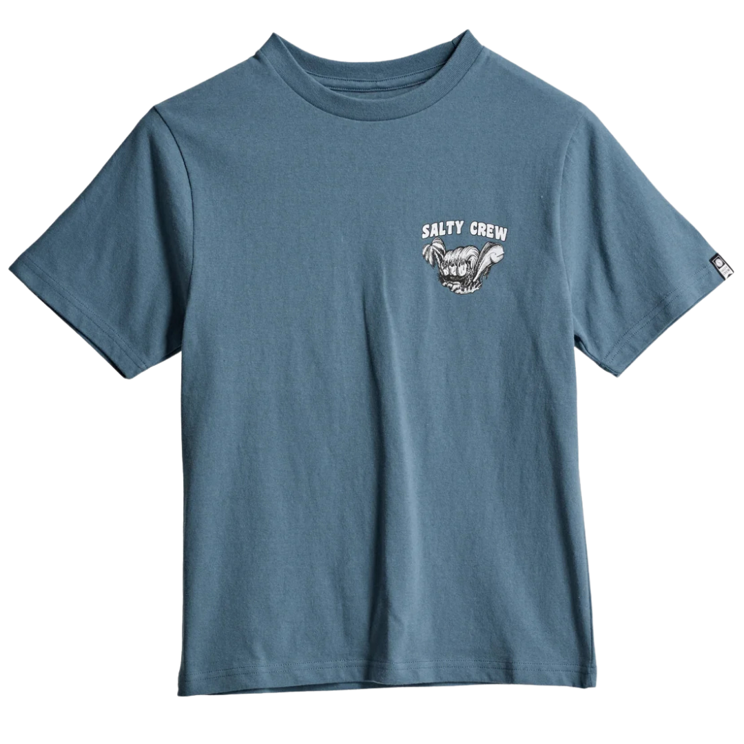 Shaka Boys SS Tee - Dark Slate
