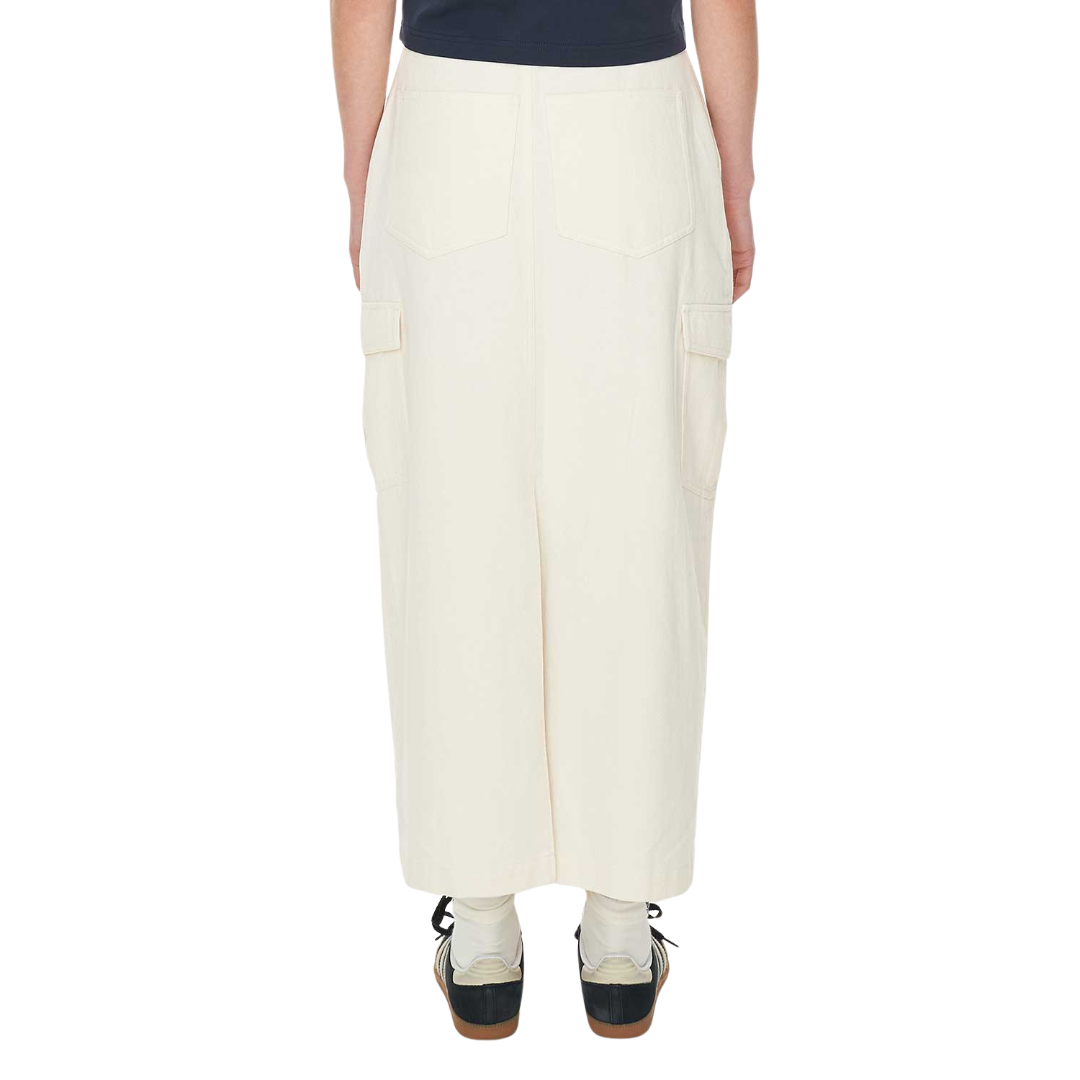 Work Cargo Maxi Skirt - Ecru
