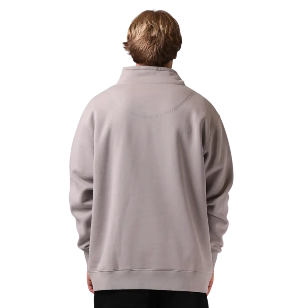 Track 1/4 Zip Sweater - Stone