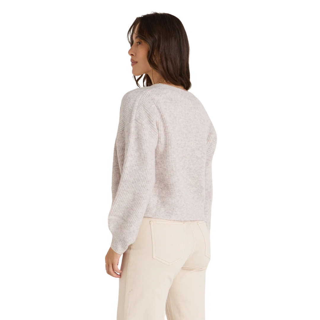 Wholesome Oat Chunky Knit Cardigan