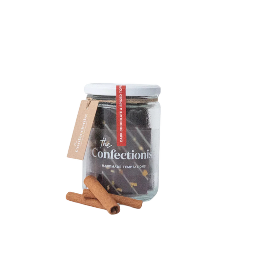 Dark Chocolate & Spiced Toffee - 200g Jar