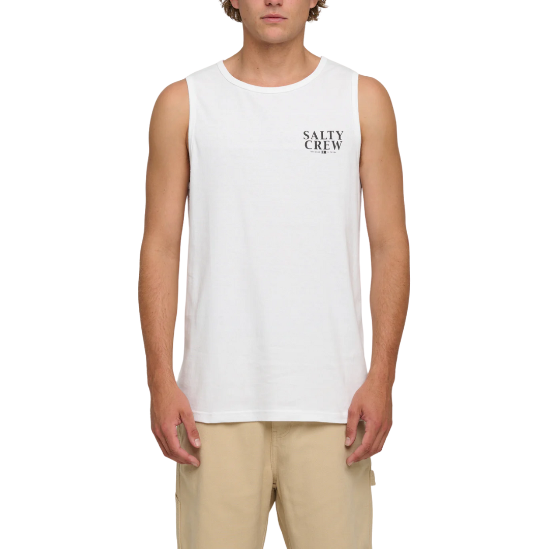 Yellow Fin Regular Tank - White
