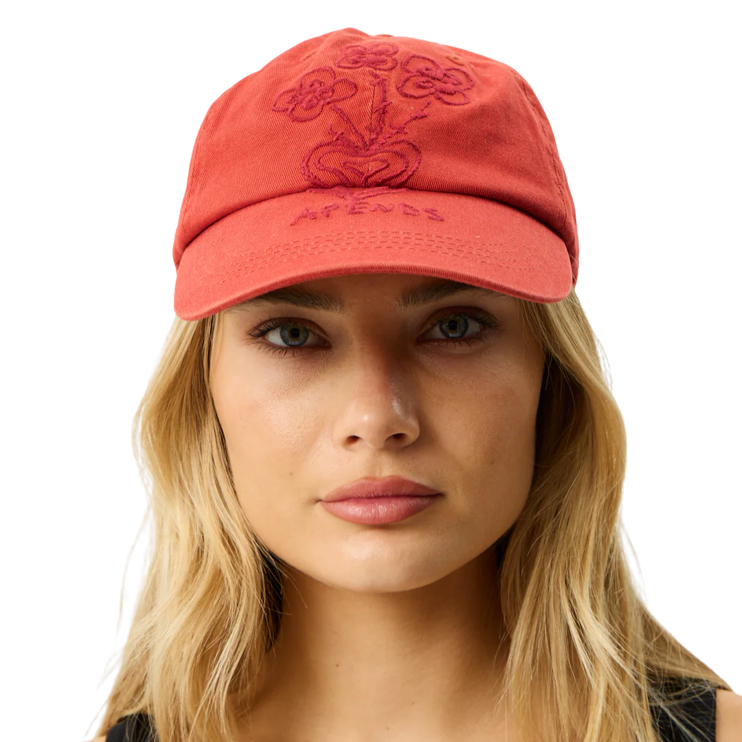 Maisie - Panelled Cap - Red Rum