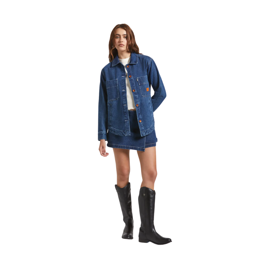 Durham Shirt Jacket - Rinse Denim