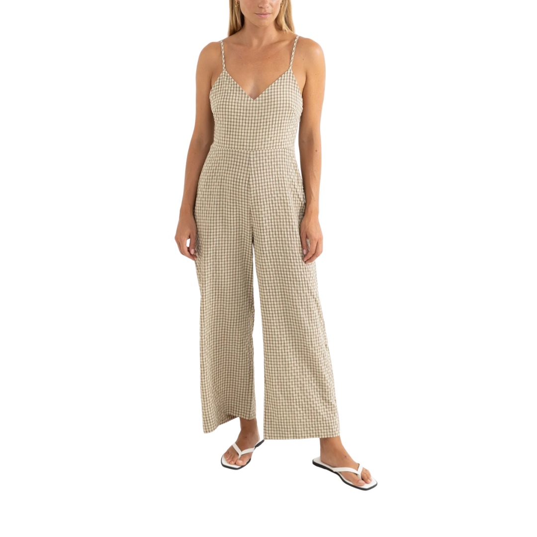 Luca Check Jumpsuit