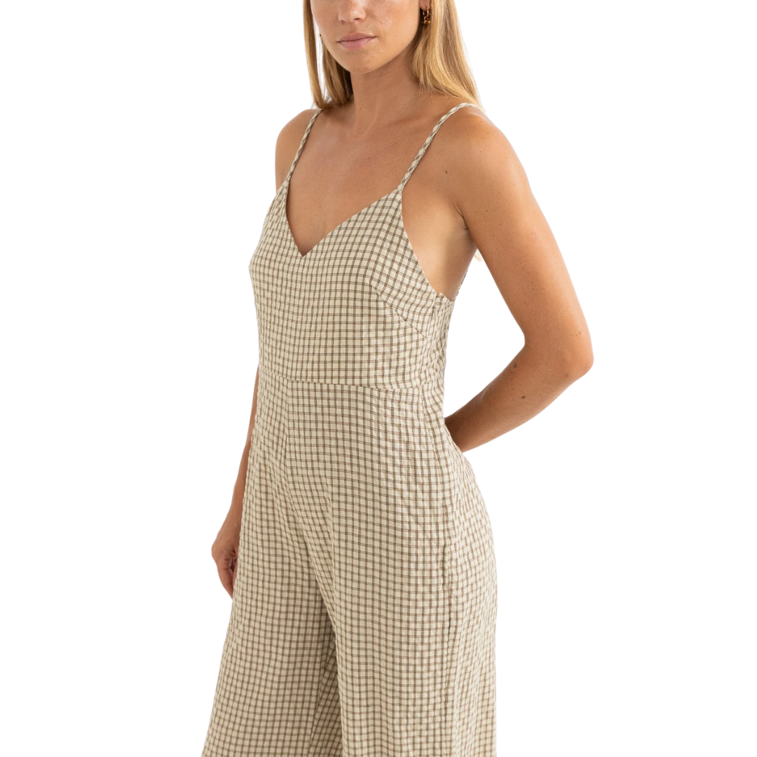Luca Check Jumpsuit