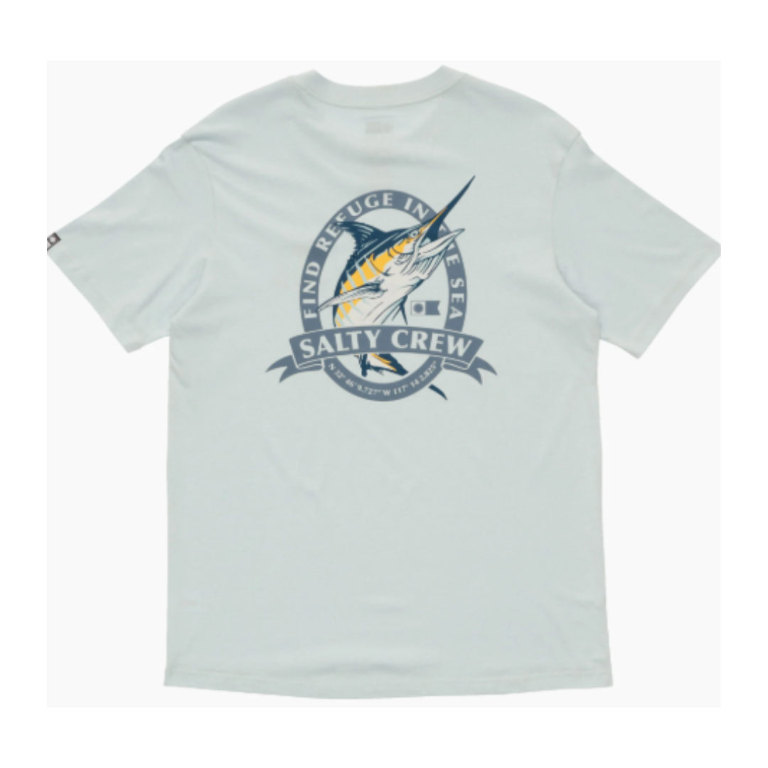 Bill Club Premium SS Tee - Blue Fog