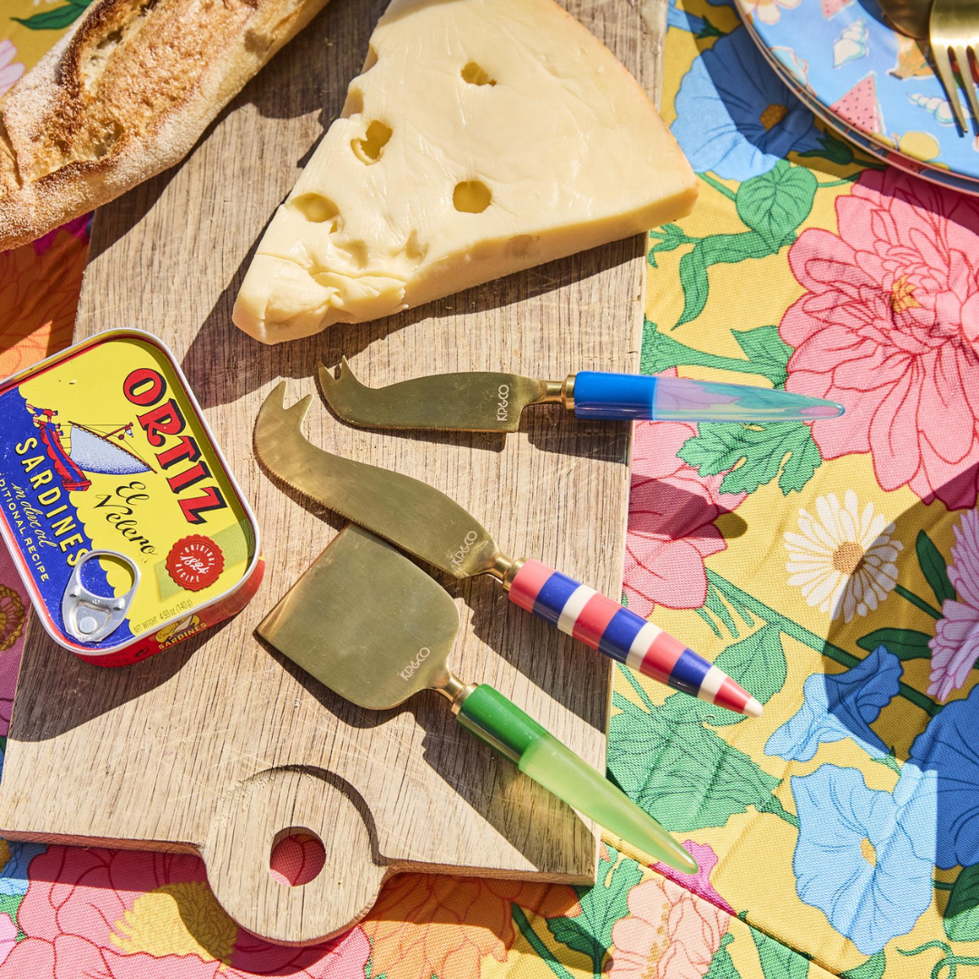 Bejewelled Cheese Knife Set One Size