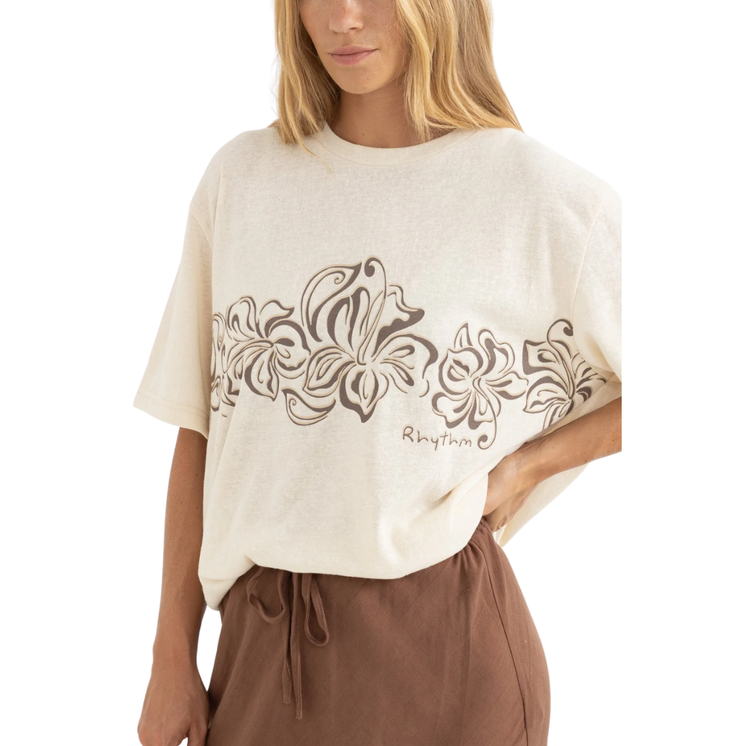 Hibiscus Oversized T-Shirt