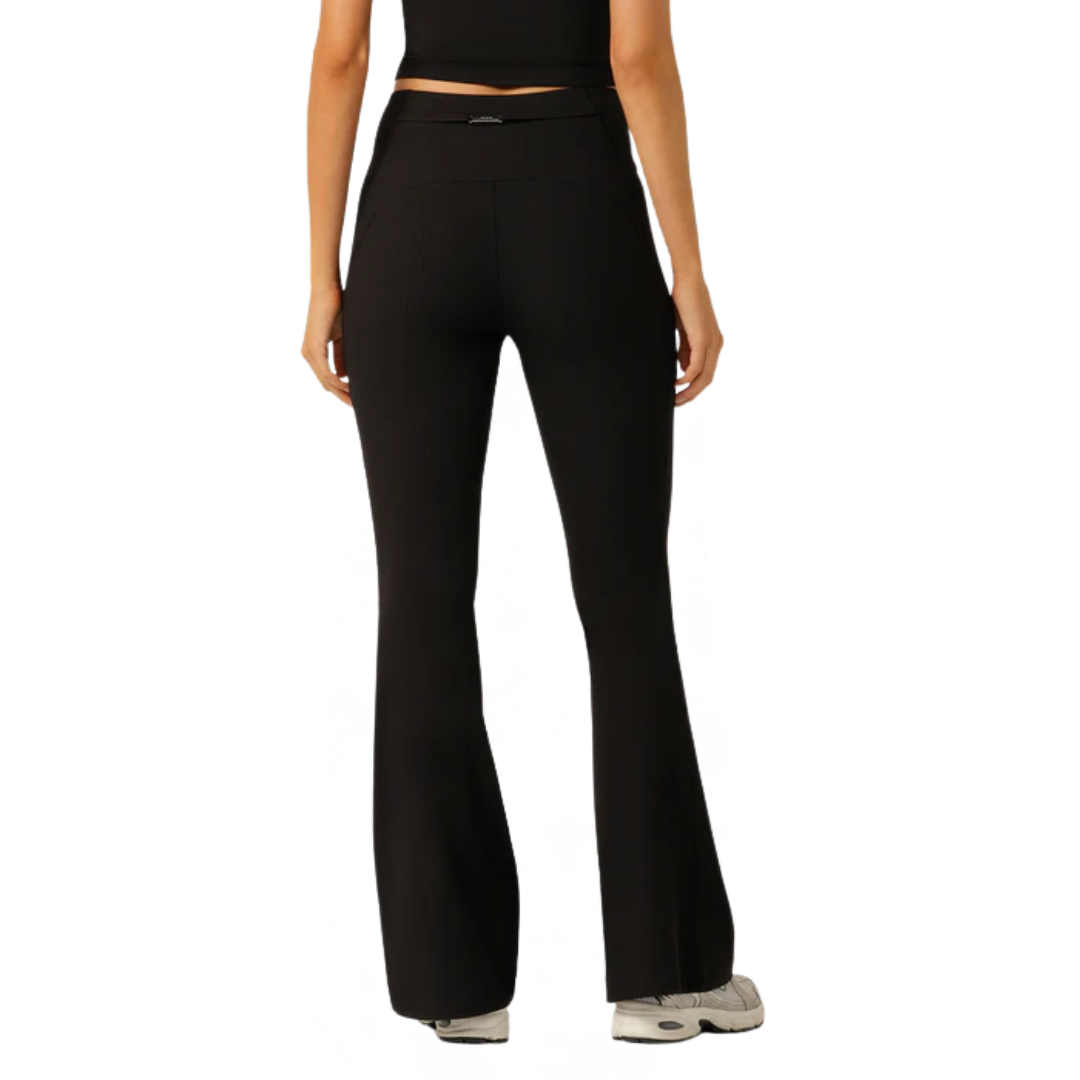 Irresistible Stomach Support Rib Flared Leggings