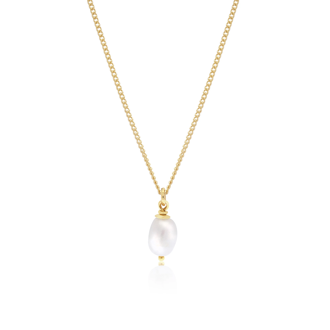 Margot Pearl Necklace - Gold