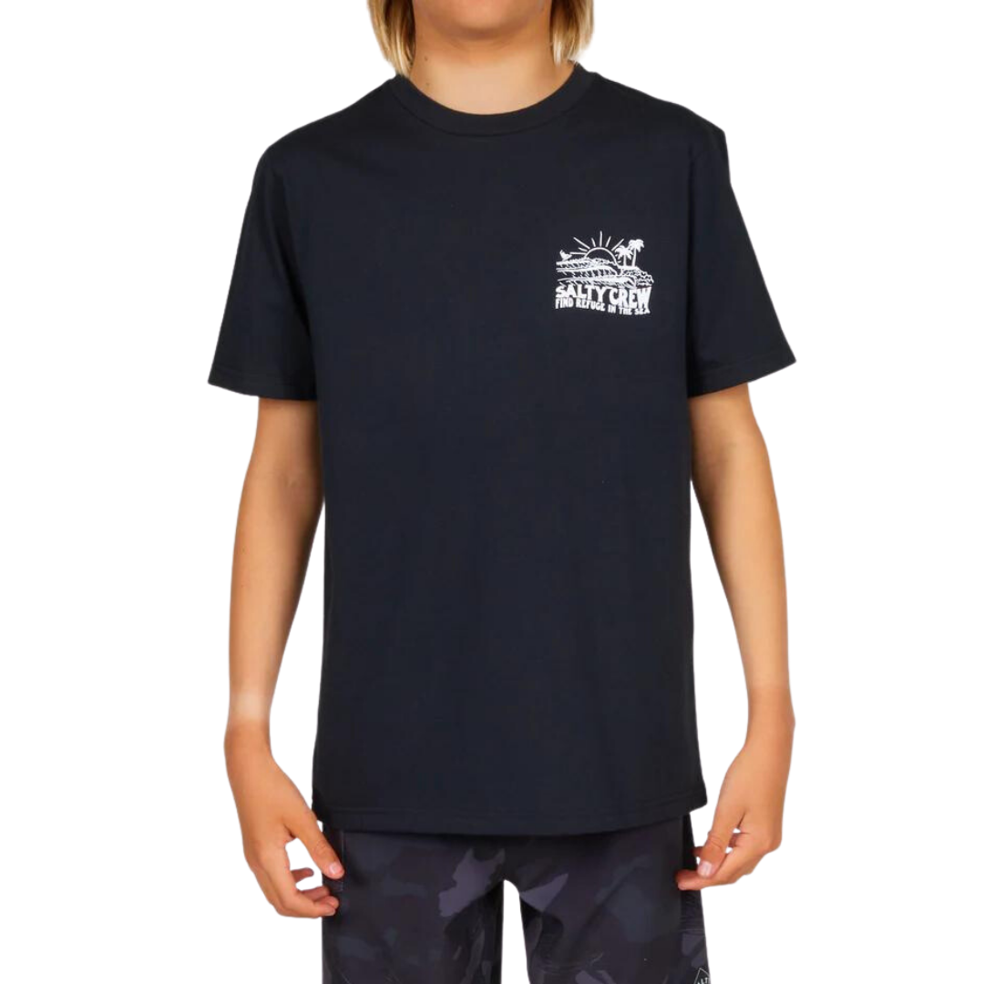 Shorebreak Boys Tee - Black