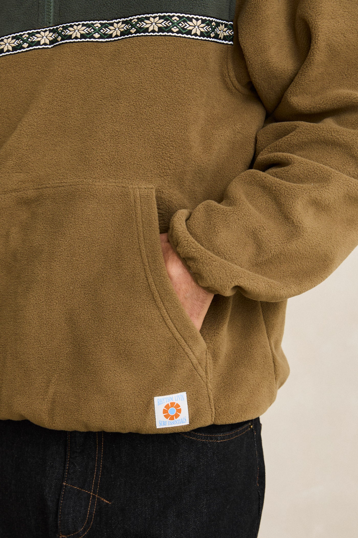 Alder Half Zip Pullover - Forest
