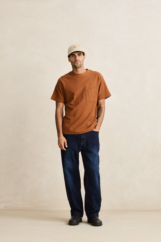 Vintage Terry SS T-Shirt - Tobacco