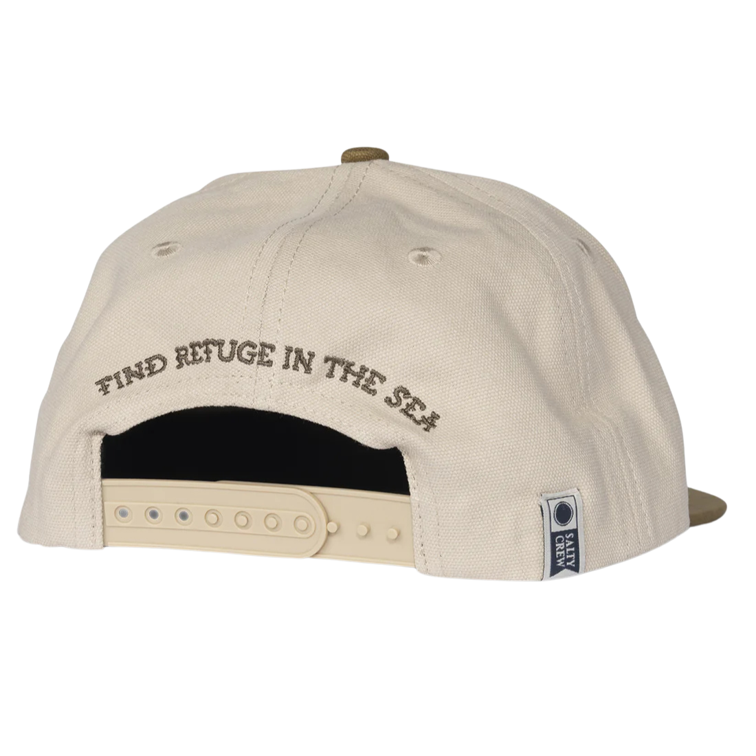 Hopper 5 Panel Cap - Oyster/Brown