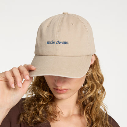 Under The Sun Logo Cap - Mushroom