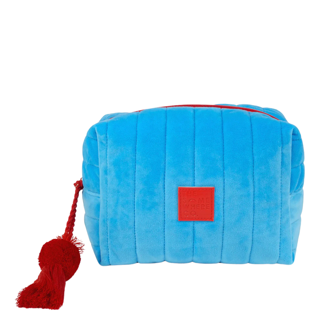 Blue Velvet Cosmetic Case