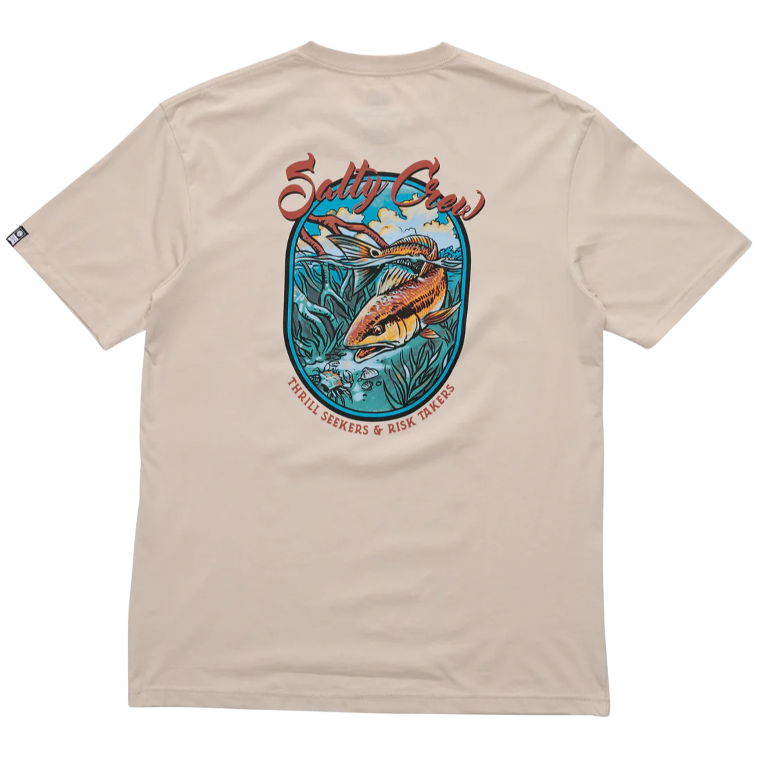 Red Fish Premium SS Tee - Sand