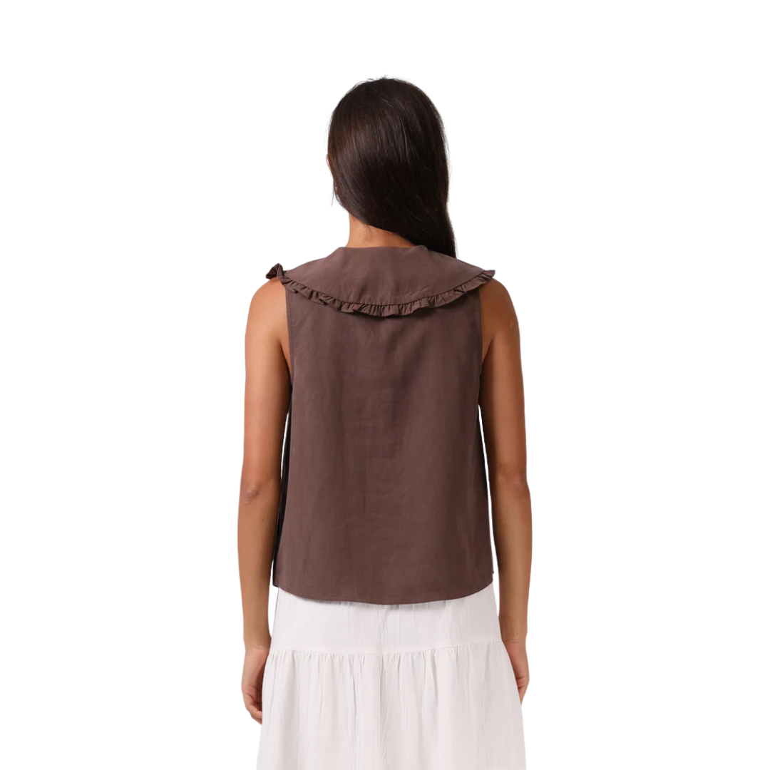 Addison Blouse - Chocolate