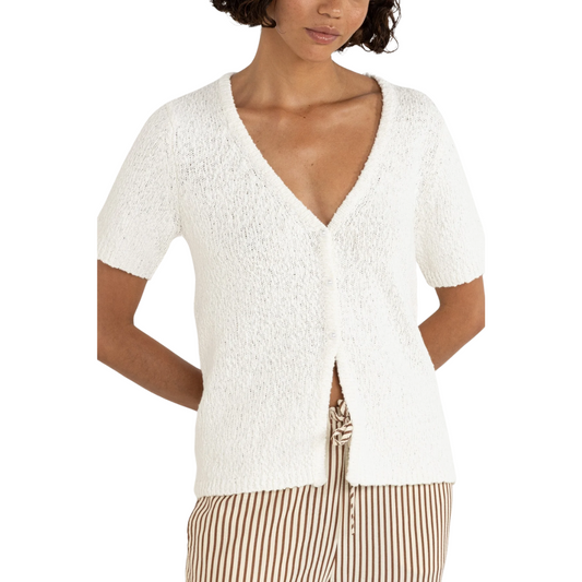 Adele Short Sleeve Knit Cardigan