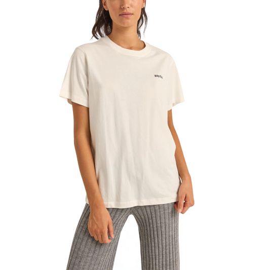 Logo Boyfriend Tee - White