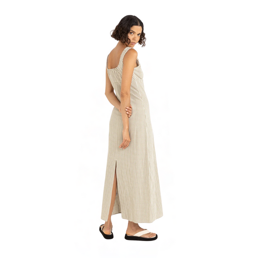 Lola Check Maxi Dress
