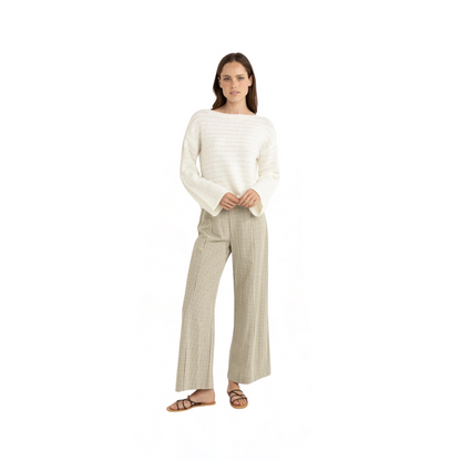 Baklava Knit - White