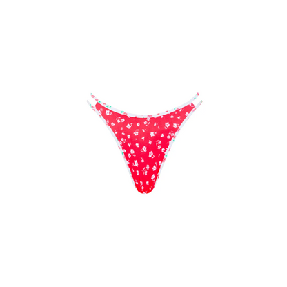 Modest Bind Full Coverage Bikini Bottom - Cherry Cove