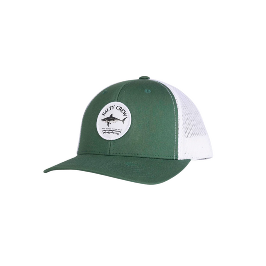 Bruce Retro Trucker - Evergreen/White