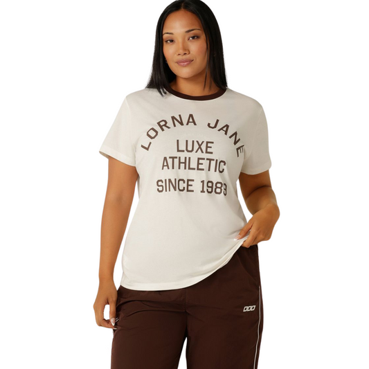Lotus Heritage T-Shirt - Porcelain