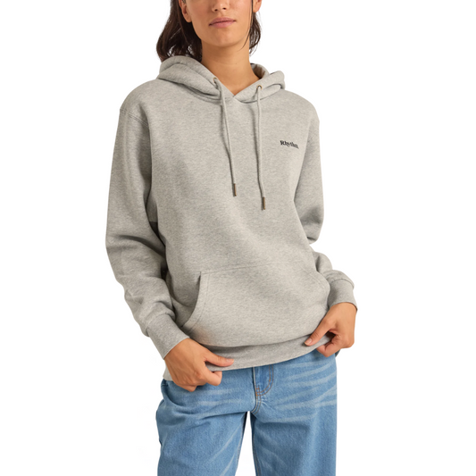 Logo Boyfriend Fleece Hood - Grey