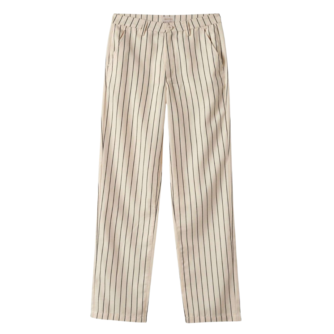 Bedford Pant - Whitecap/Washed Black Pinstripe