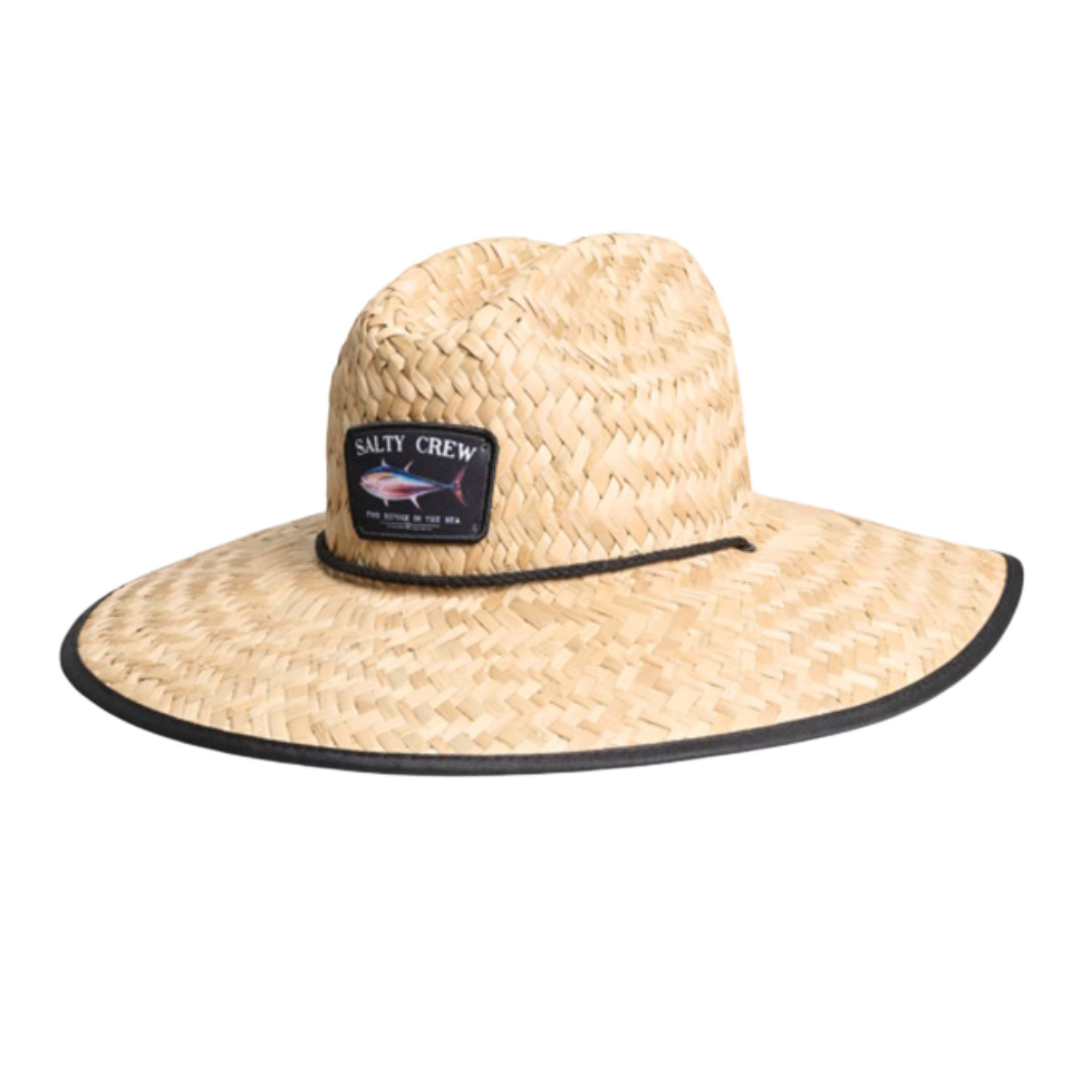 Big Blue Straw Hat