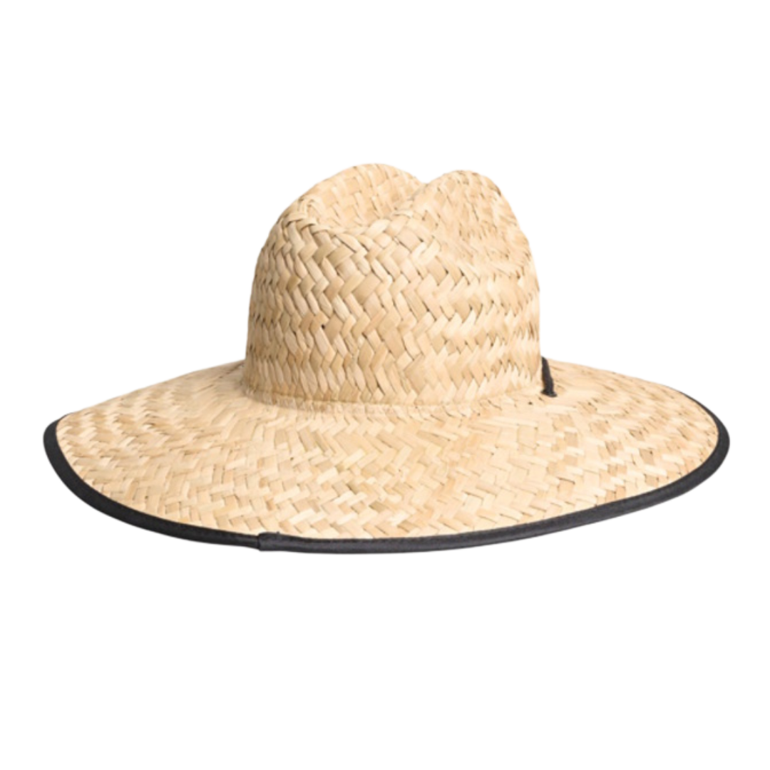 Big Blue Straw Hat