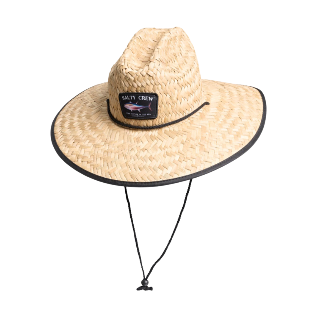 Big Blue Straw Hat