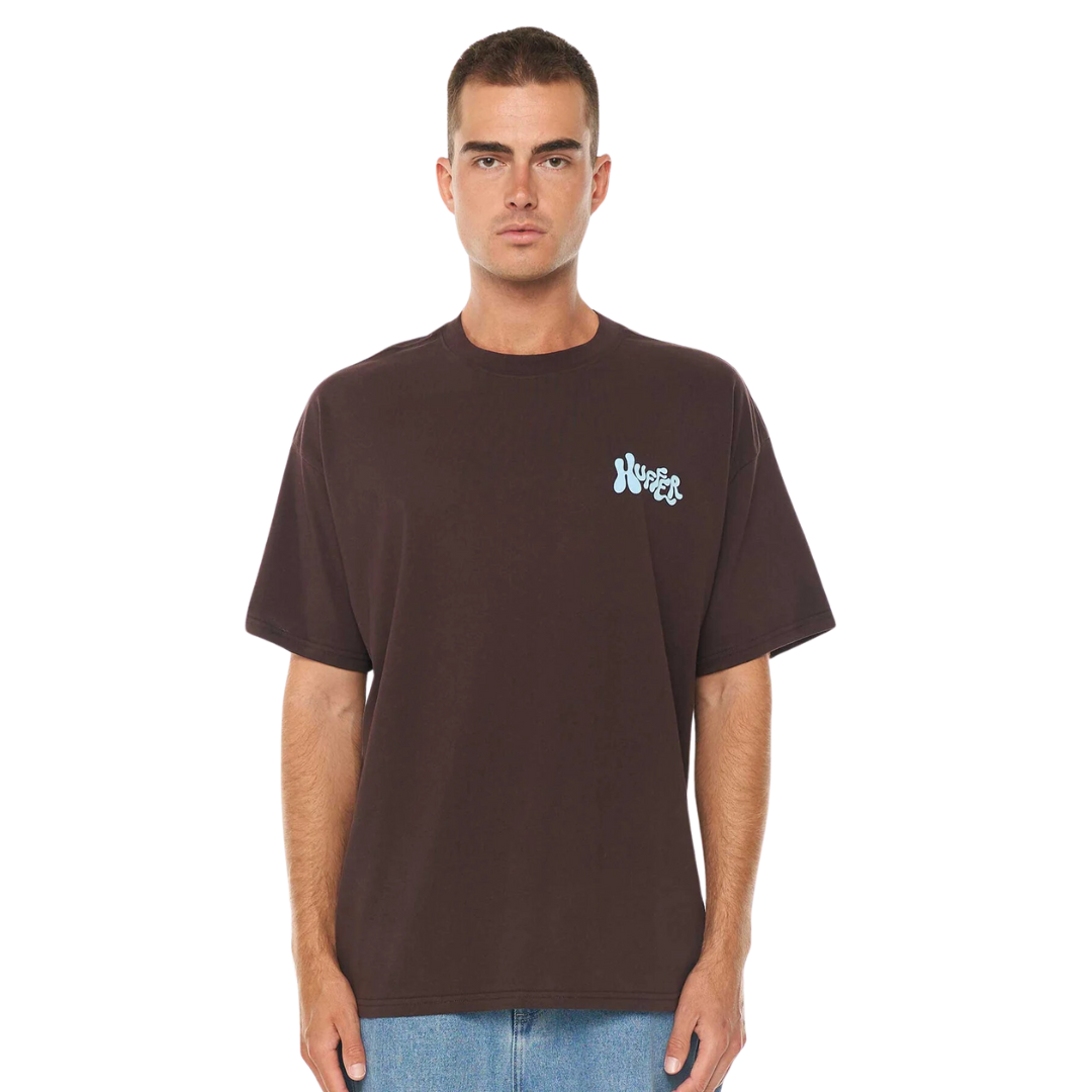 Block Tee 220/Wavy - Ground Coffee