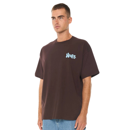 Block Tee 220/Wavy - Ground Coffee