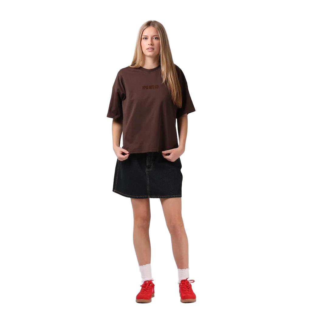 Box Tee - Brunette Brown