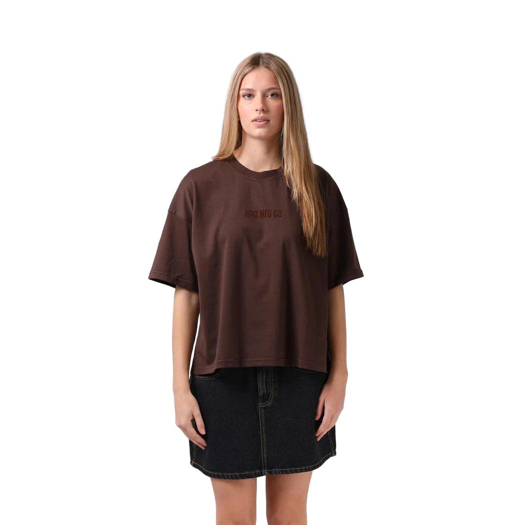 Box Tee - Brunette Brown