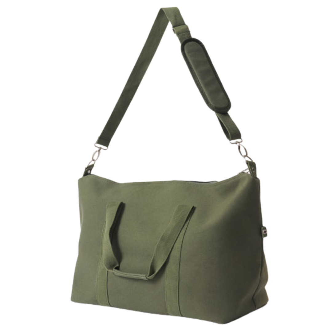 Canvas Weekender Bag - Olive