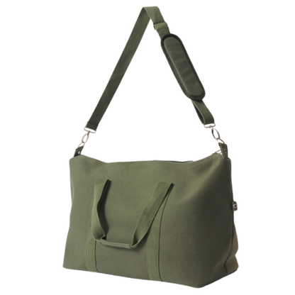 Canvas Weekender Bag - Olive