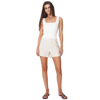 Casa High Waist Short - Natural