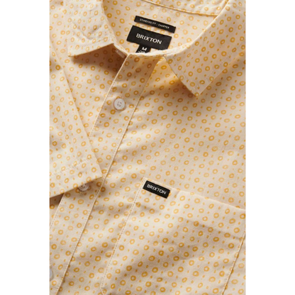 Charter Print S/S Woven- Whitecap Micro